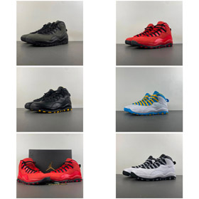 Jordan Air Jordan 10 Retro High-Top Basketball Shoes-5108  