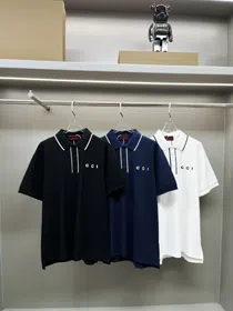 Gucci pique cotton breathable and versatile short-sleeved T-shirt-5461  